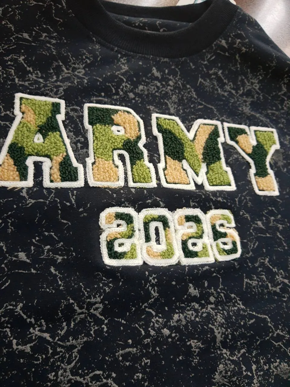 بلوز و شلوار شنل دوزی ARMY - کد 3307 - 12 تایی